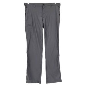 UNIONBAY UB TECH Pants 38x34 Mens Gray Classic Fit Cargo Nylon Stretch Hiking